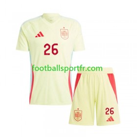 Tenue Espagne Pedri 26 Enfant Exterieur UEFA Euro 2024 Maillot de Foot